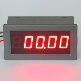 DC Ammeter DC 0 ~ 50A Current Meter High Accuracy Digital Tester 0.56" Red Led Display Ampere Meter DC 5V Panel Meter Need Extra 75mV/50A Shunt