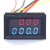 0.28" Digital Voltmeter/Ammeter 33V/3A Red Blue LED Display Volt Current Monitor