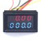 0.28\" Digital Voltmeter/Ammeter 33V/3A Red Blue LED Display Volt Current Monitor