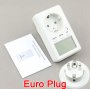Metering socket Multifunction EURO Version Power Analyzer KWH Watt LCD Socket Energy Meter 230V