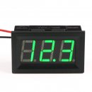 DC Volt Meter 2.5-30V Green LED Motorcycle Car Digital Voltmeter 12/ 24V Two-wire